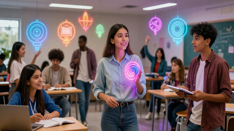 Estudiantes interactúan con ideas abstractas en México