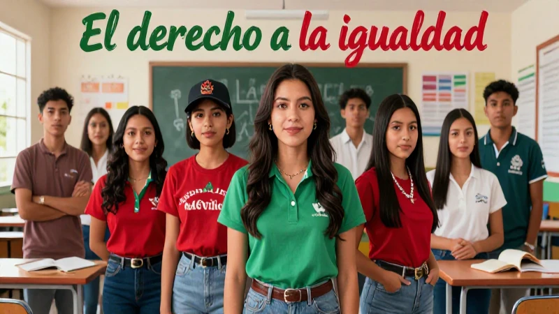 Estudiantes mexicanos promueven la igualdad en el aula