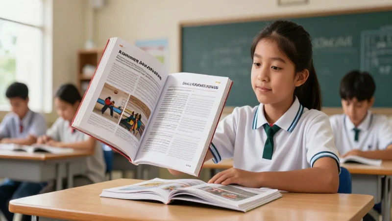 Estudiante mexicano aprende con libro digital