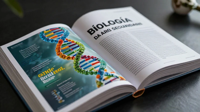 Portada de biotecnología moderna para estudio