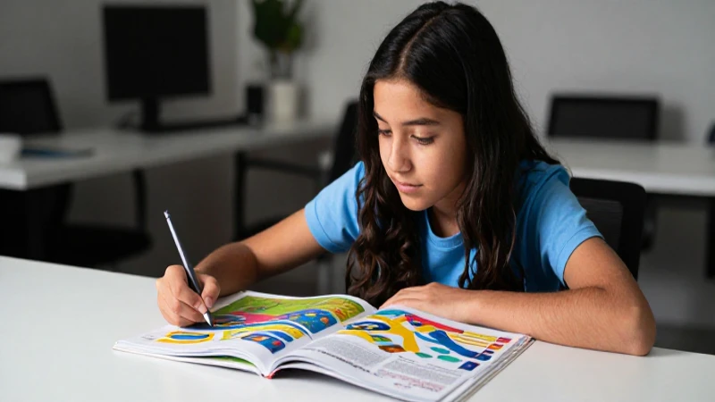 Domina las CCSS en 4to de secundaria con el mejor libro para potenciar tu aprendizaje 6 Joven mexicano estudiando con estilo dinámico y vibrante
