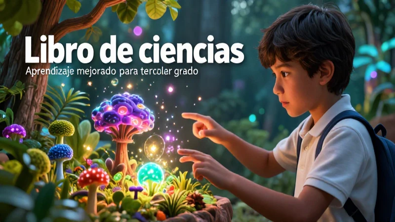 Libro de ciencias: Aprendizaje mejorado para tercer grado 3 Libro educativo vibrante para tercer grado