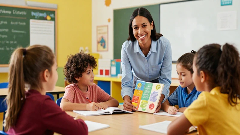 Mejora el aprendizaje con el mejor libro de español para cuarto grado 5 Clase escolar vibrante y alumnos felices