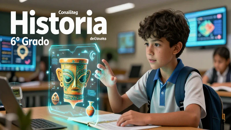Estudio histórico de 6º grado con recursos digitales