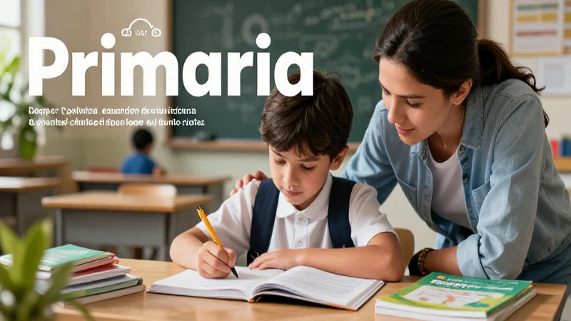 Niño estudiando con guía parental y libros modernos