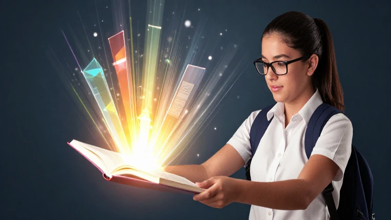 Aprende y triunfa con el Libro Corefo 4 Secundaria PDF 2023 3 Estudiante mexicano motivado con luz del conocimiento