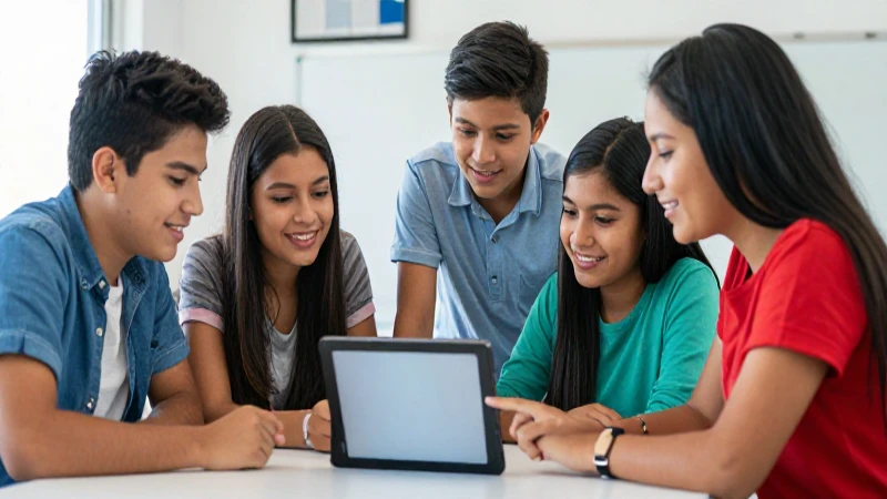 El mejor libro de 7mo texto integrado: educación completa y efectiva 6 Estudiantes mexicanos aprendiendo con tecnología digital