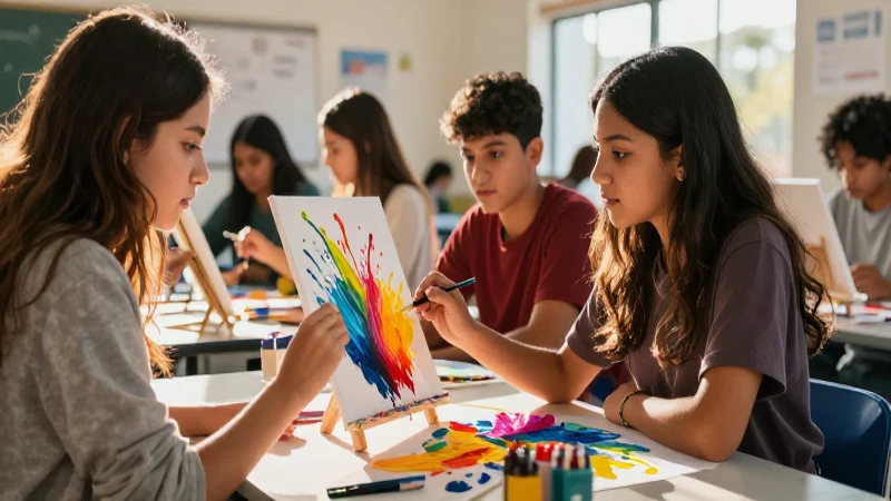 El arte impulsa la creatividad y las emociones