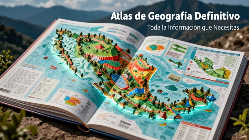Atlas de Geografía Definitivo: Toda la Información que Necesitas 6 Atlas geográfico con visualización de datos