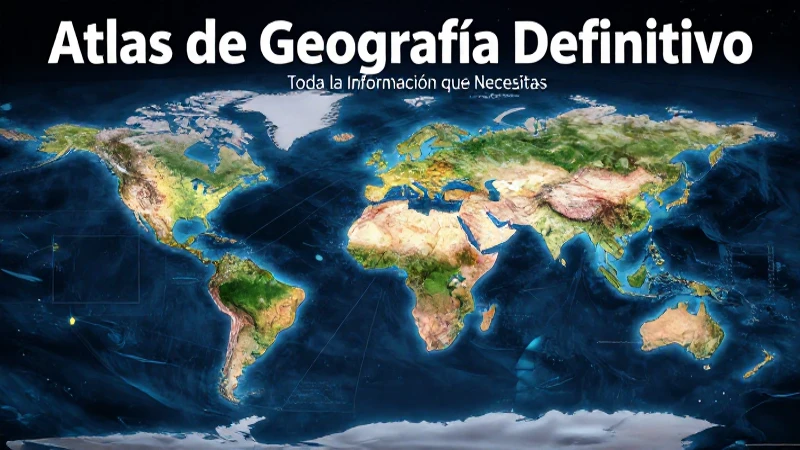Atlas de Geografía Definitivo: Toda la Información que Necesitas 4 Atlas de geografía detallado y dinámico