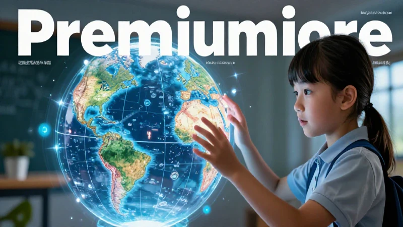 Atlas de Geografía Definitivo: Toda la Información que Necesitas 3 Estudiante interactúa con atlas holográfico educativo