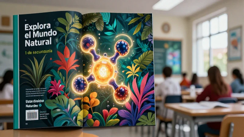 Promoción visual del libro de ciencias naturales