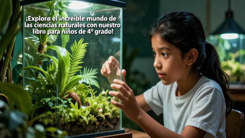 ¡Explora el increíble mundo de las ciencias naturales con nuestro libro para niños de 4º grado! 5 Estudiante curioso explora la naturaleza y la ciencia
