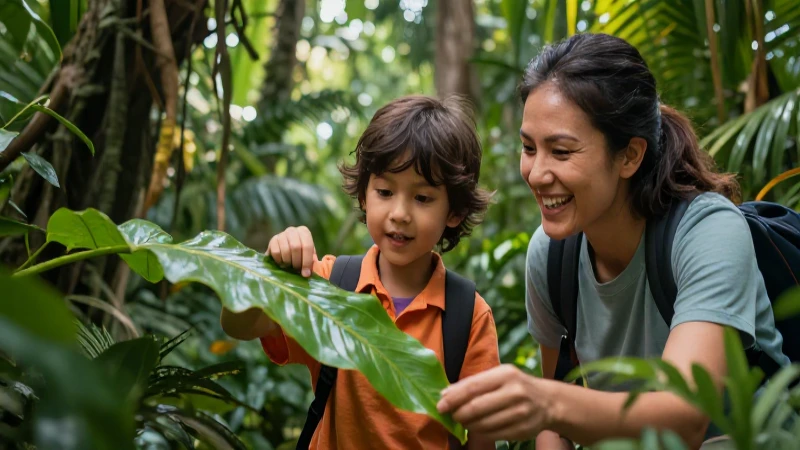 Libro de Ciencias Naturales Segundo Básico PDF Guatemala 6 Alumna descubre la selva con una educadora
