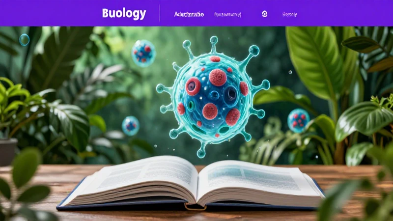 Aprende Biología 1 de Secundaria con éxito: Libro Contestado para garantizar tu rendimiento académico 4 Diseño académico vibrante de biología detallado
