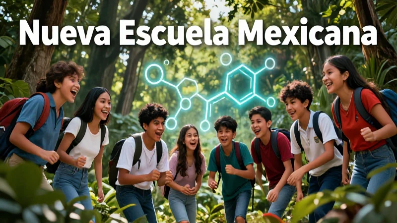 Educación mexicana: jóvenes explorando naturaleza y ciencia