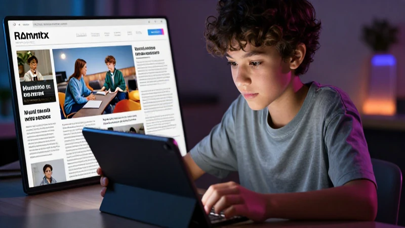 Estudiante joven enfocado estudia comunicación digital