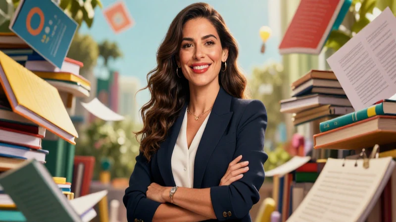 Domina el español con nuestra guía completa: Libro para fluidez total, nivel 4 6 Carismática profesora de español con recursos educativos
