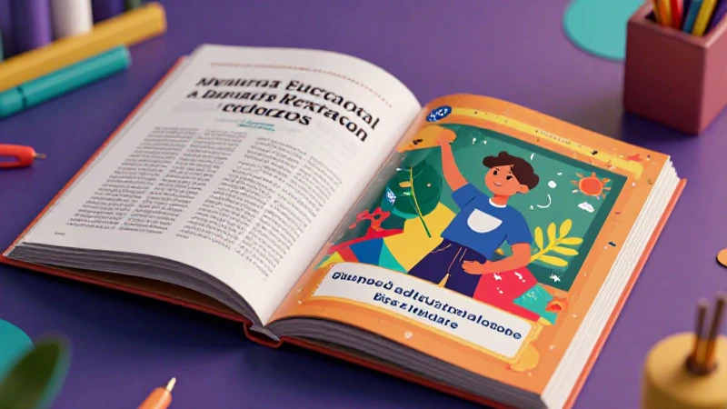 Estudiante moderno, educación dinámica, estilo revista