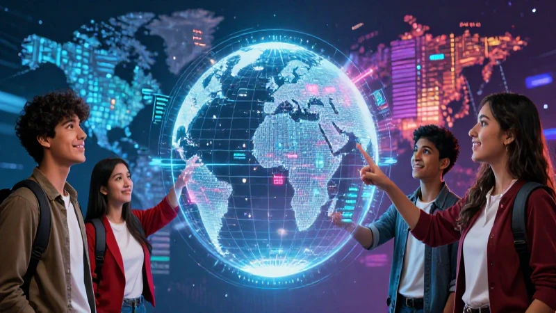 Estudiante mexicano ilustra mundo digital avanzado