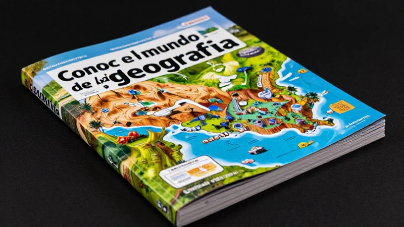 Libro físico de geografía educativo