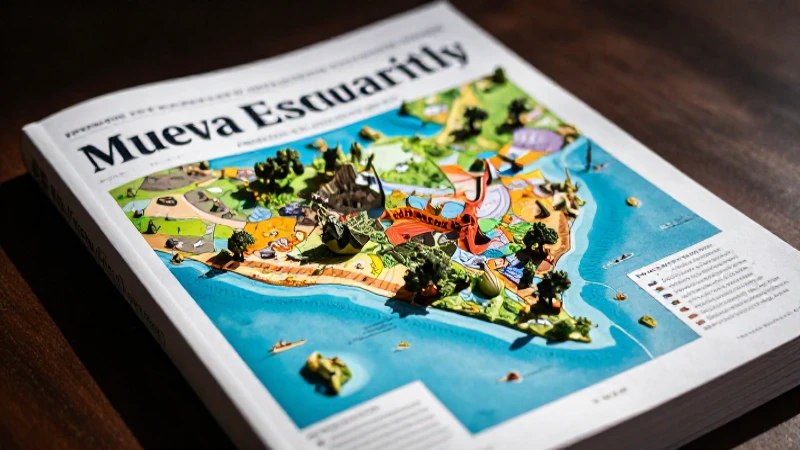 Libro de geografía con diseño educativo y profesional