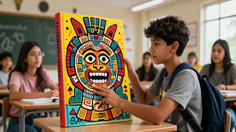 Libro educativo sobre historia de cuarto año