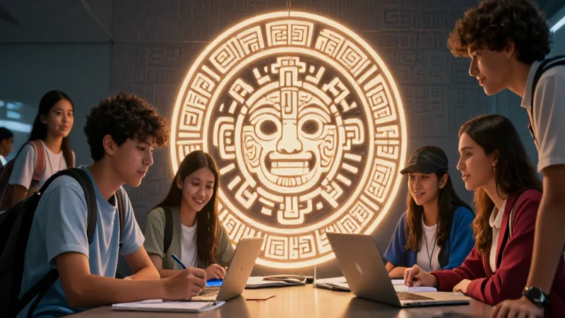 Conoce Historia Infinita 2: Una experiencia educativa ilimitada para secundaria 5 Estudiantes mexicanos exploran la historia azteca