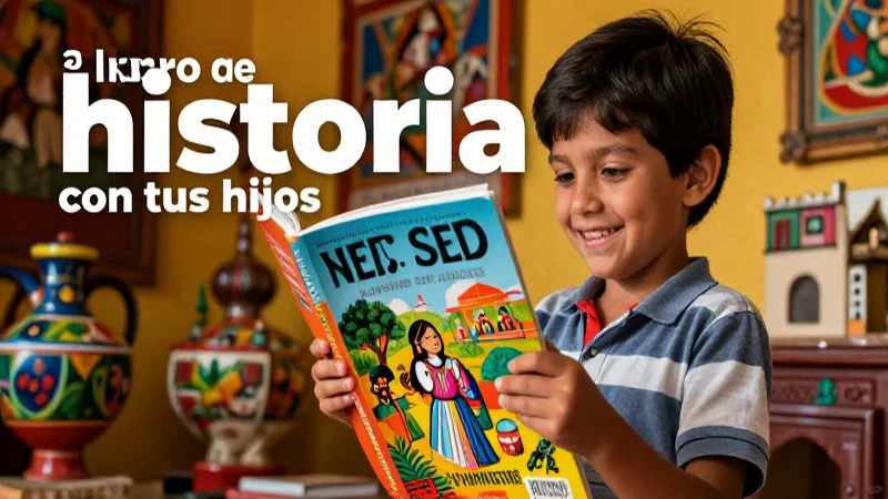 Libro de historia SEP, atractivo y educativo