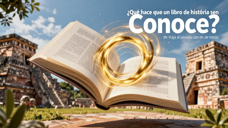 Libros de historia viajan al pasado mágicamente