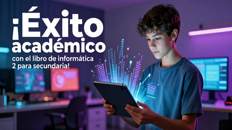 ¡Éxito académico con el libro de informática 2 para secundaria! 5 Estudiante mexicano logra éxito con su libro de informática