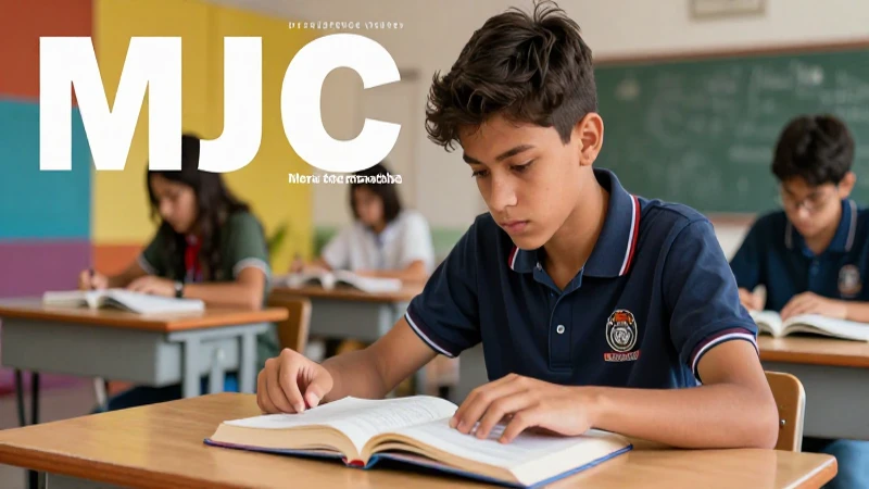 Estudiante mexicano enfocado en revista académica