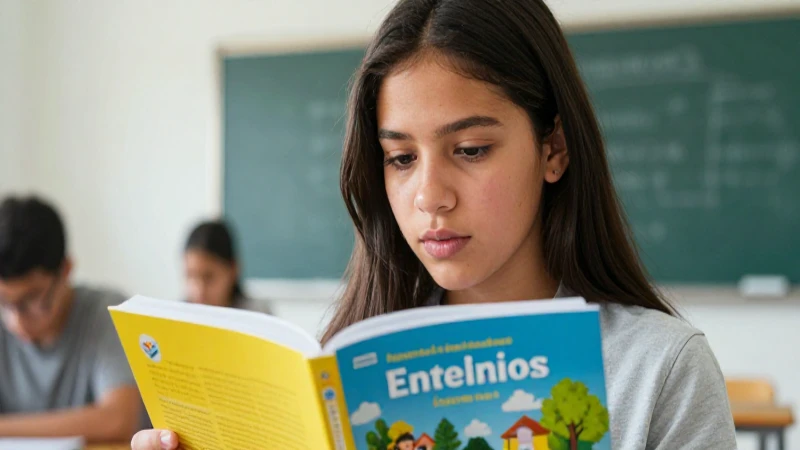 Conoce el mejor libro de inglés de la SEP para dominar el idioma 3 Estudiante mexicano estudia inglés con foco y color