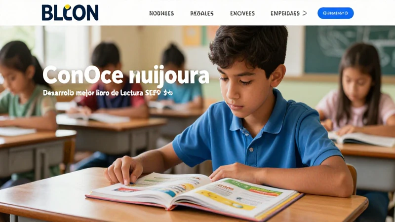 Ilustración vibrante de estudiantes mejorando la lectura