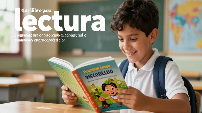 Estudiante alegre lee libro en primera edición