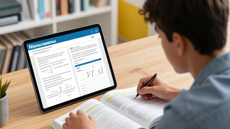 Estudiante resolviendo problemas matemáticos con estética moderna