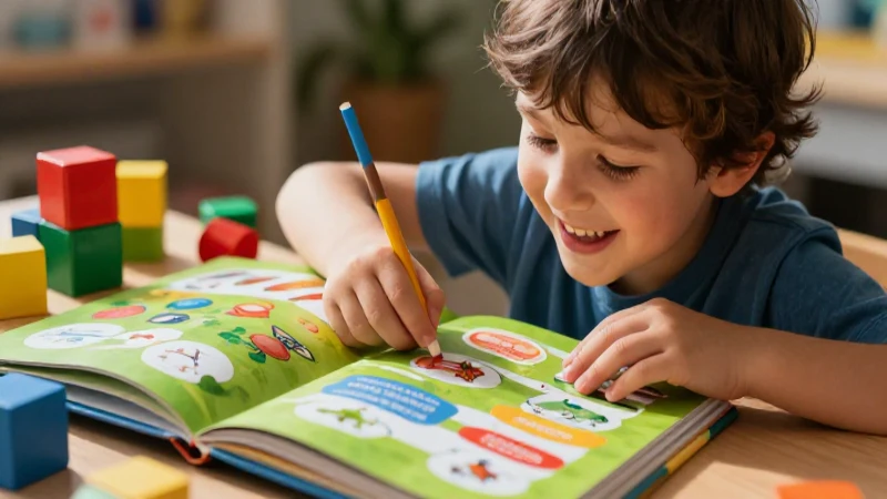 Portadas vibrantes de aprendizaje infantil
