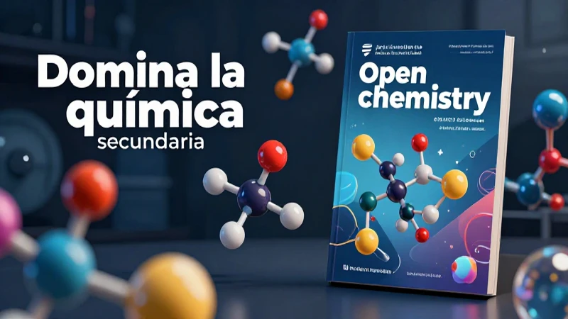 Domina la química de secundaria con nuestro libro completo y ejercicios resueltos 3 Libro de química moderno e ilustrado de alta calidad