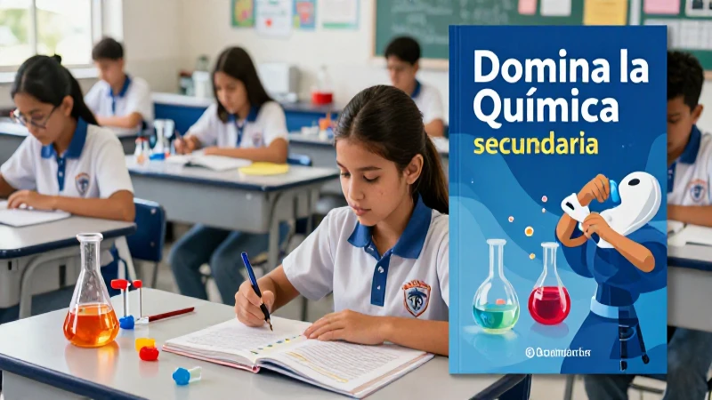 Domina la química de secundaria con nuestro libro completo y ejercicios resueltos 6 Estudiantes disfrutan de química moderna y exitosa