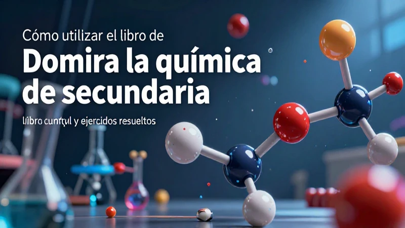 Domina la química de secundaria con nuestro libro completo y ejercicios resueltos 5 Cubierta visualmente atractiva de química moderna
