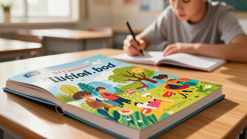 Estudiante estudia con libro y luz en clase