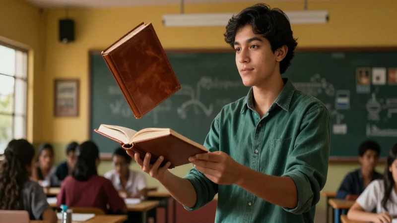 Mejora tu escritura con nuestro taller de lectura y redacción 4 Joven estudiante en México, vibrante y soñador