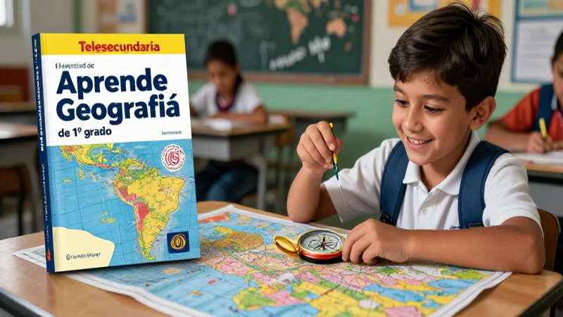 Material educativo de geografía para primer grado