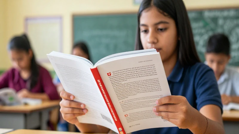 Estudiante brillante estudia en entorno moderno mexicano