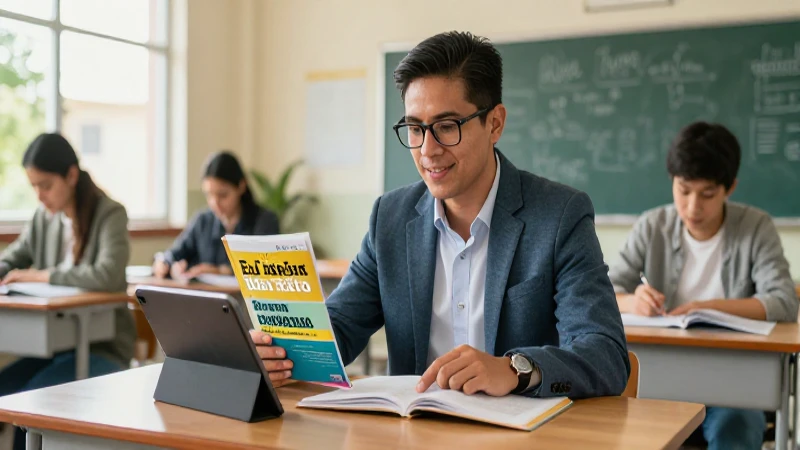 Educador mexicano presenta su texto en clase