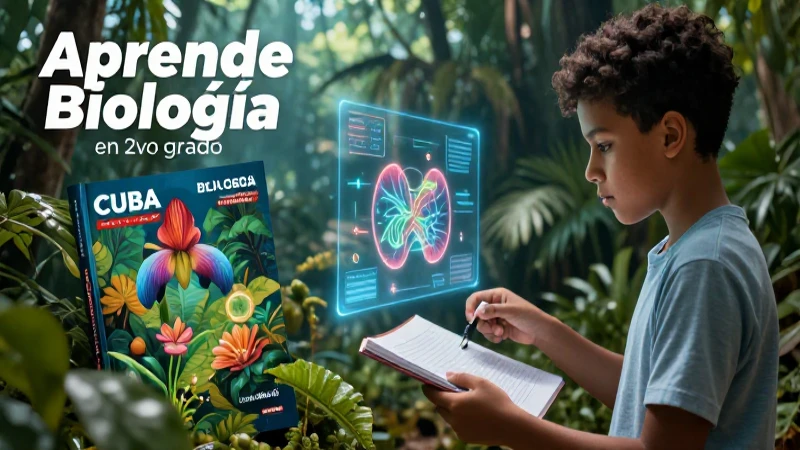 Biología interactiva y tropical para jóvenes cubanos