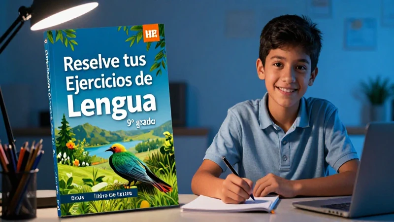 El libro enseña a resolver ejercicios de lengua