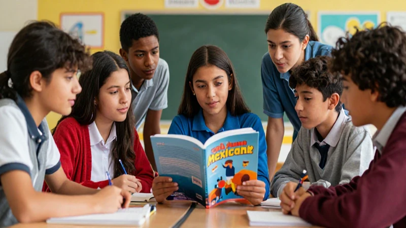 Educadores y alumnos colaboran con un libro de la Nueva Escuela Mexicana