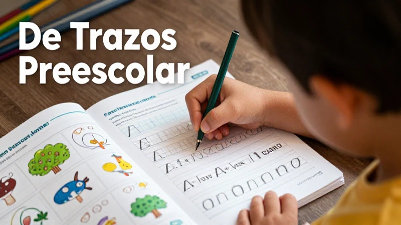 Consejos para usar libros de trazos preescolares