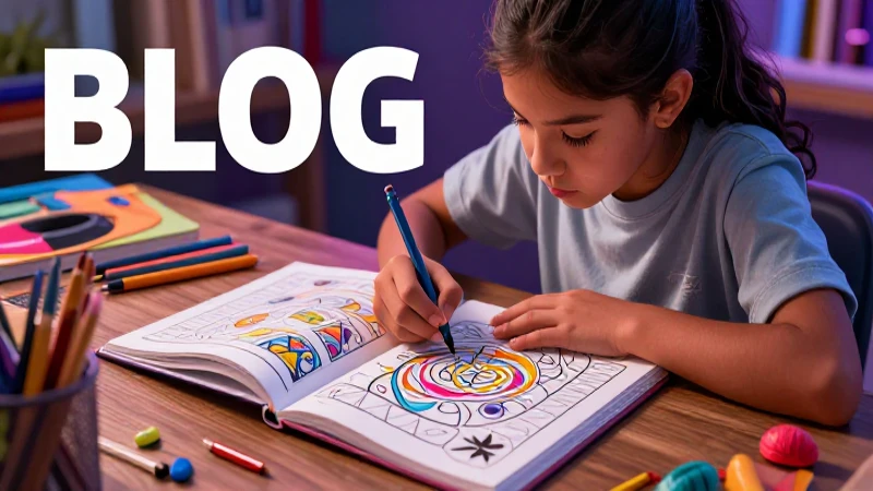 Aprende a dibujar con nuestro libro de trazos y desata tu creatividad 4 Estudiante mexicano aprende con concentración en un libro